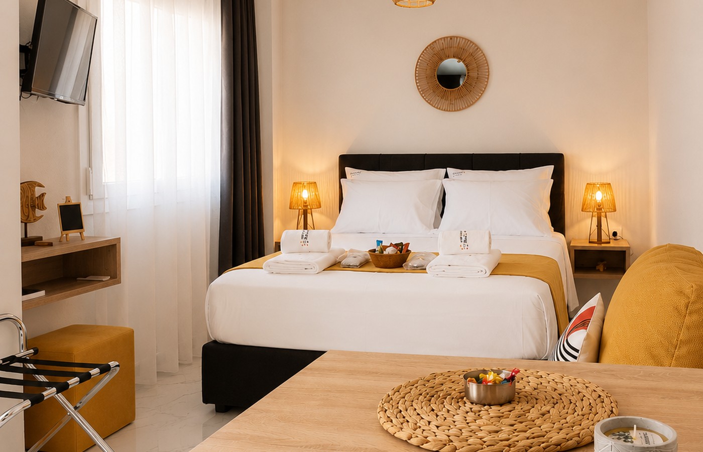 Atria5 warm studio apartment overview